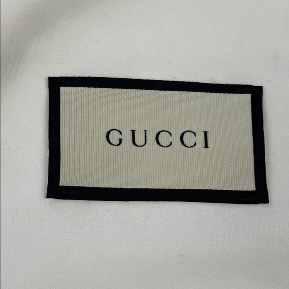 Gucci Noah Embossed Floral Brocade Pumps Stiletto Pointed Toe Sz 37.5 - Picture 15 of 15